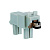 Игровой Коллекционный топпер Волк Minecraft MC2012J